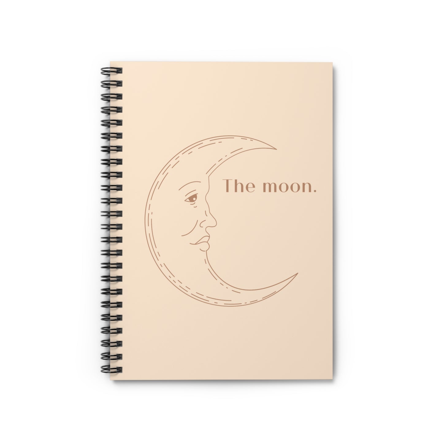 THE MOON SPIRAL NOTEBOOK - RULED LINE