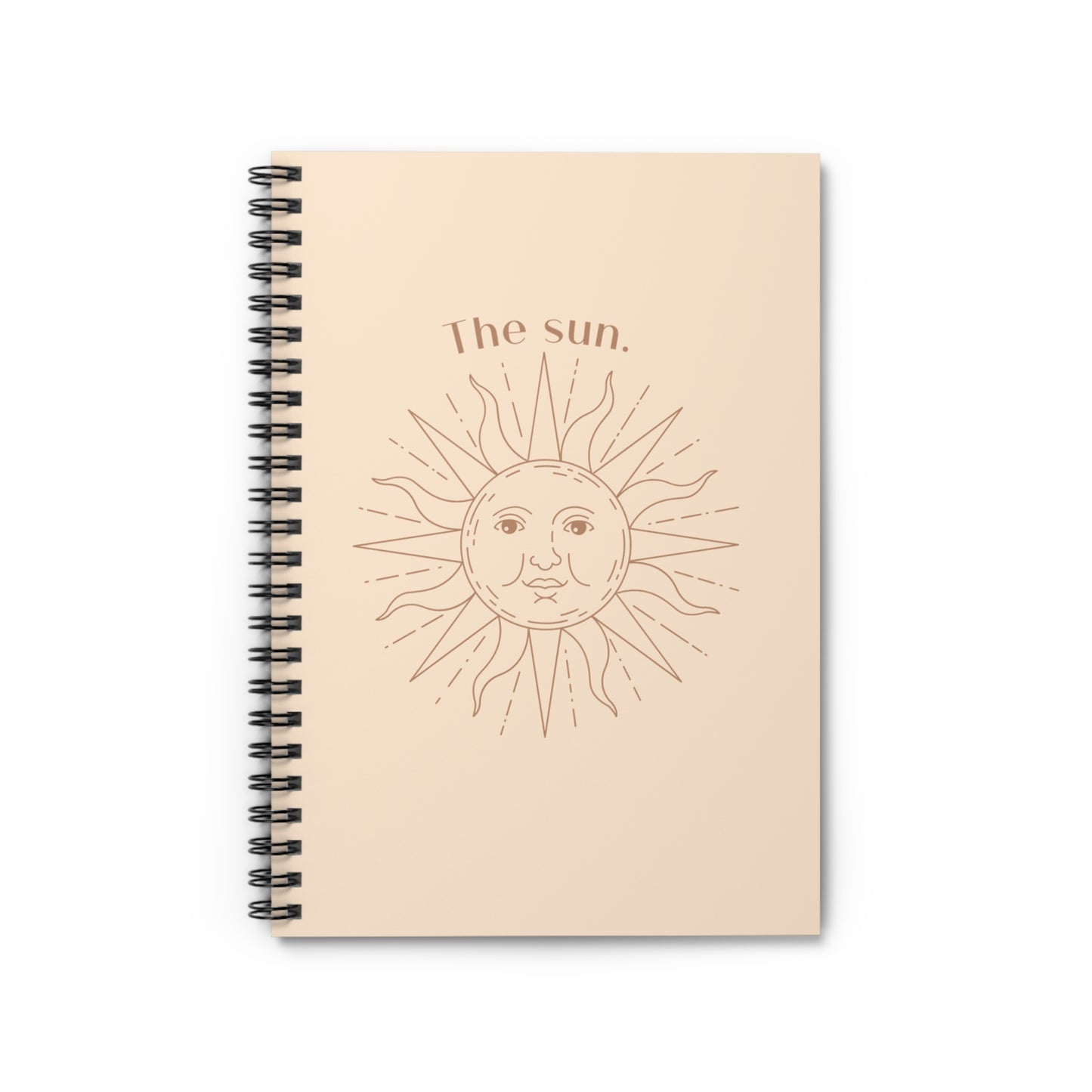 THE SUN SPIRAL NOTEBOOK - RULED LINE