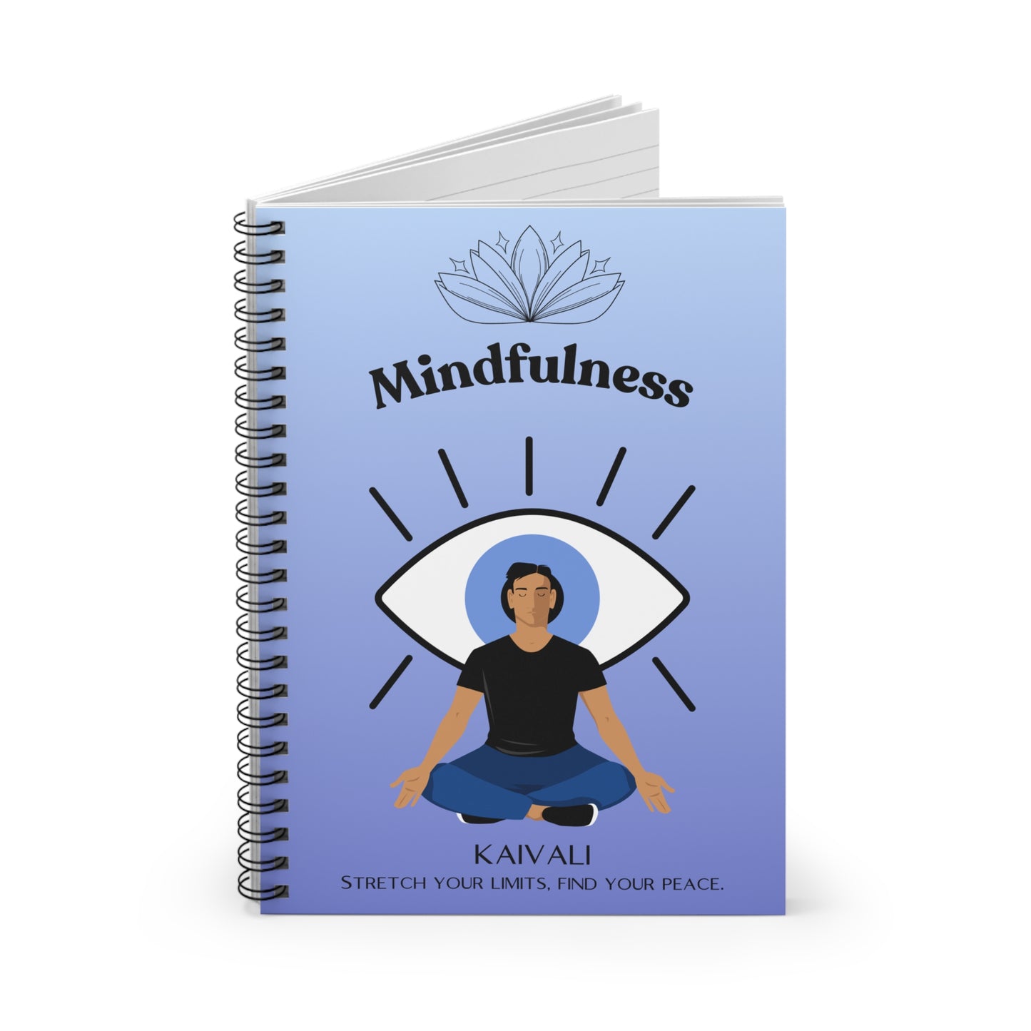 MINDFULNESS SPIRAL NOTEBOOK - RULED LINE