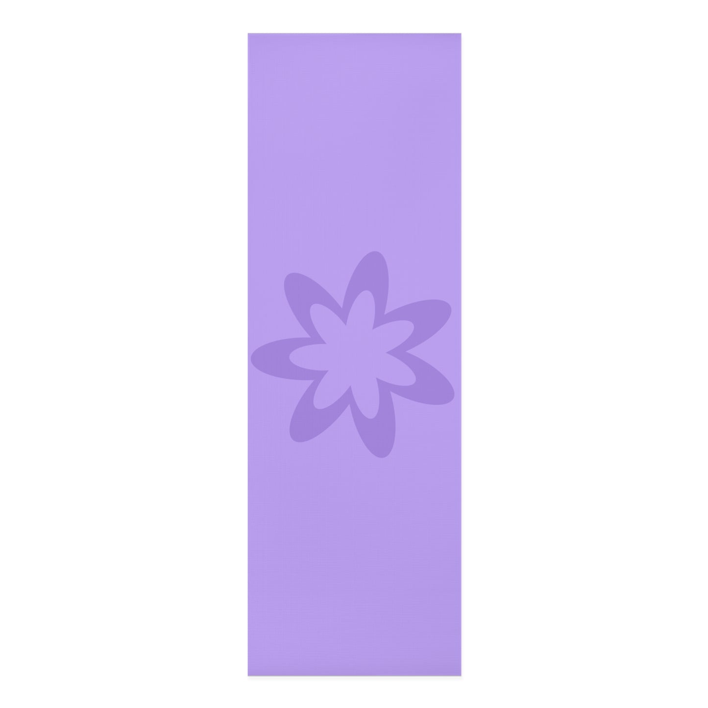 PURPLE SIMPLE FLOWER FOAM YOGA MAT