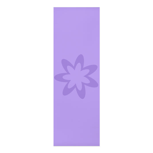 PURPLE SIMPLE FLOWER FOAM YOGA MAT