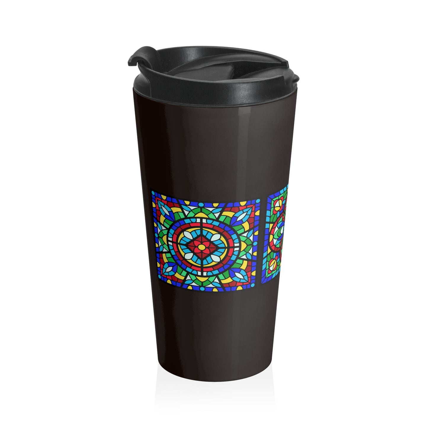 MOSAIC STAINLESS STEEL TRAVEL MUG