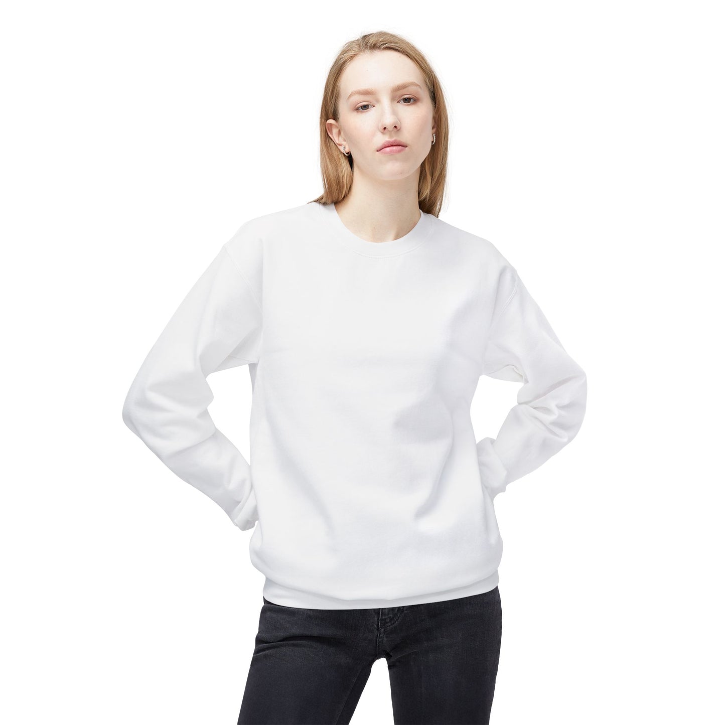 CROWN CHAKRA UNISEX MIDWEIGHT SOFTSTYLE FLEECE CREWNECK SWEATSHIRT