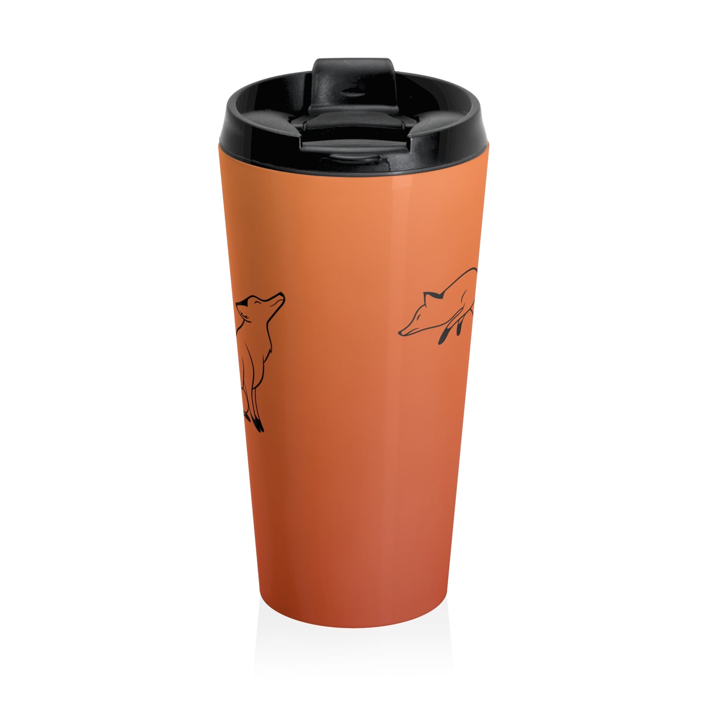 FOX STAINLESS STEEL TRAVEL MUG