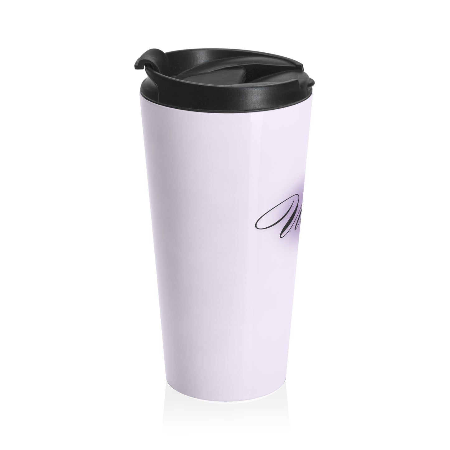 LIGHT VIOLET STAINLESS STEEL TRAVEL MUG