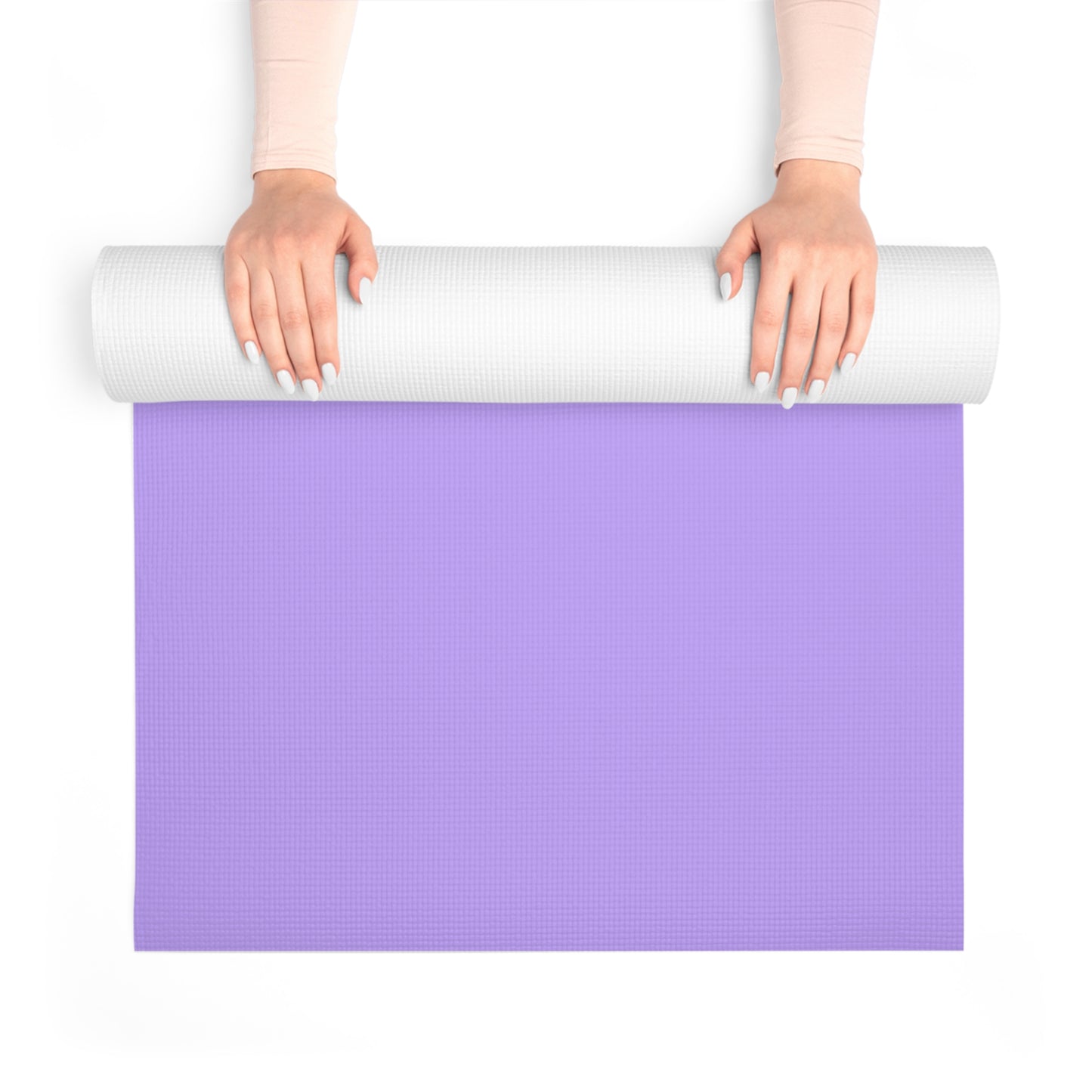 PURPLE FLOWER FOAM YOGA MAT