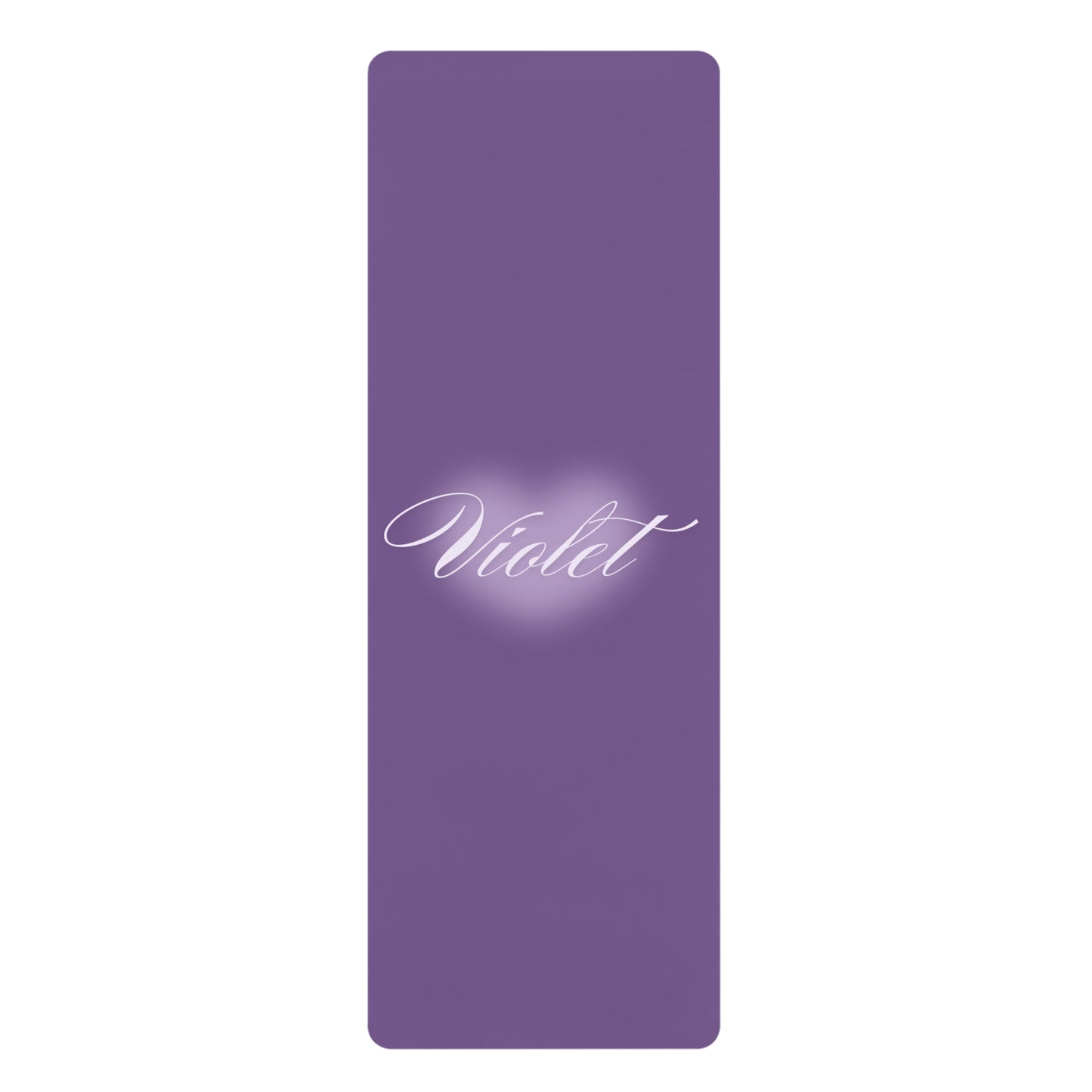 DARK VIOLET RUBBER YOGA MAT