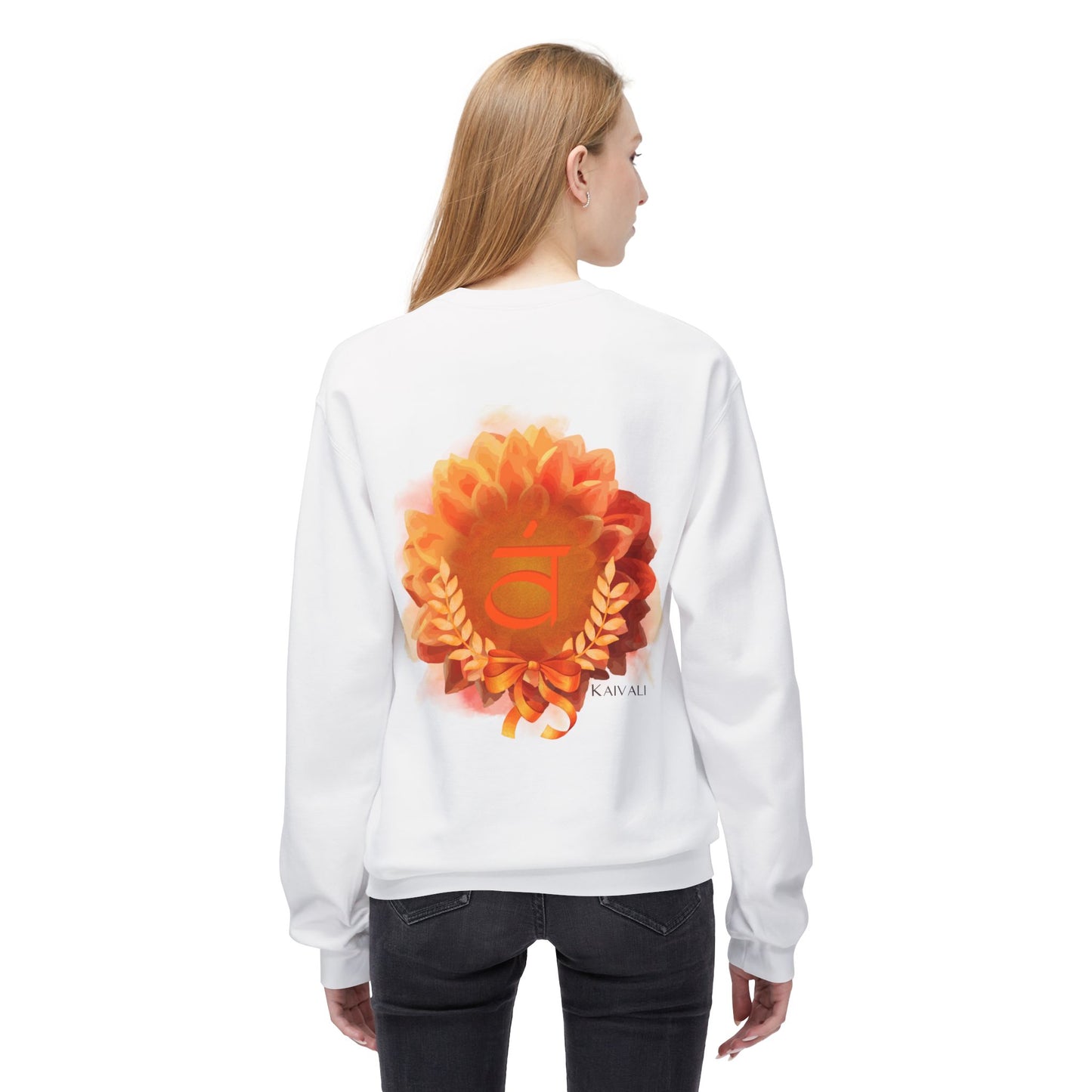 SACRAL CHAKRA UNISEX MIDWEIGHT SOFTSTYLE FLEECE CREWNECK SWEATSHIRT