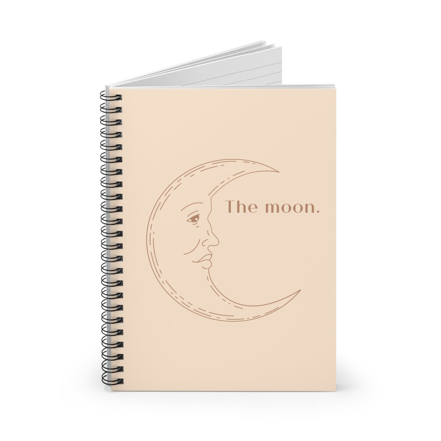 THE MOON SPIRAL NOTEBOOK - RULED LINE