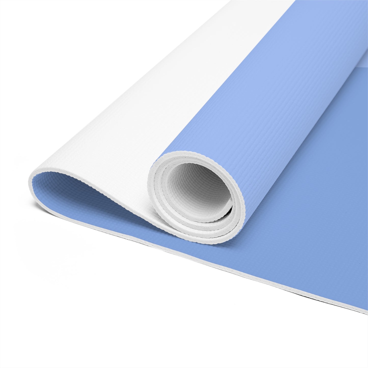 BLUE WAVY FOAM YOGA MAT