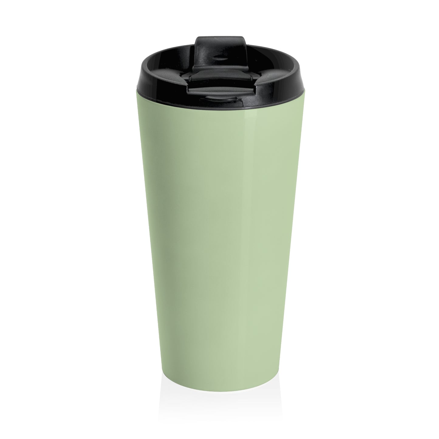 GREEN LOTUS STIANLESS STEEL TRAVEL MUG