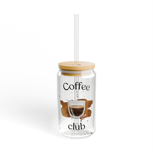 COFFEE CLUB SIPPER GLASSS, 16oz