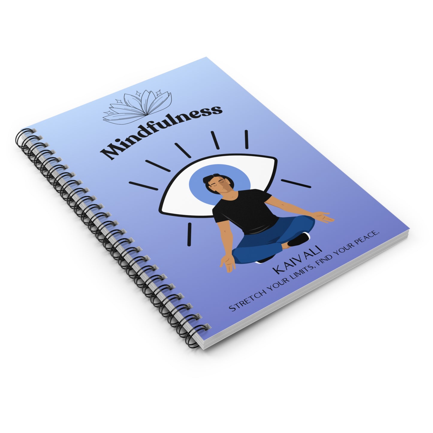 MINDFULNESS SPIRAL NOTEBOOK - RULED LINE