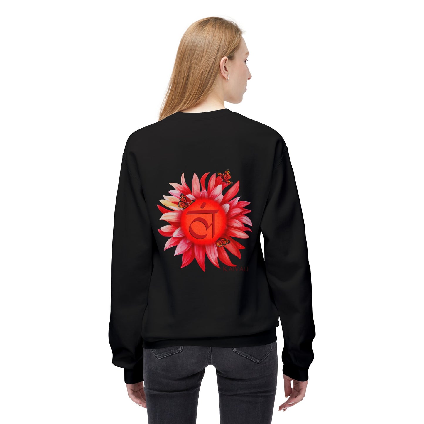 ROOT CHAKRA UNISEX MIDWEIGHT SOFTSTYLE FLEECE CREWNECK SWEATSHIRT