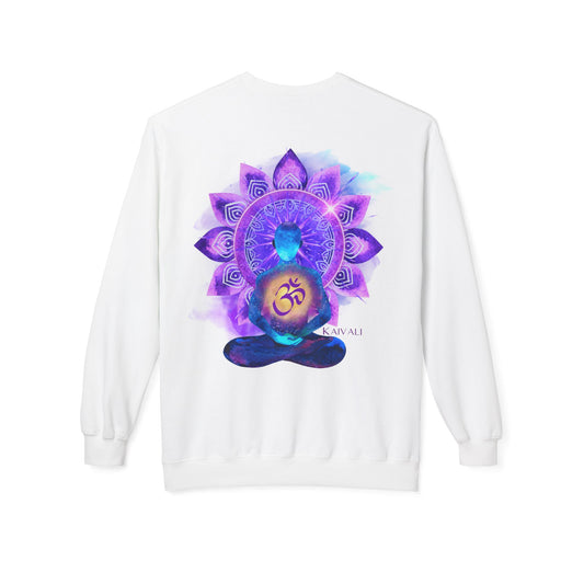 CROWN CHAKRA UNISEX MIDWEIGHT SOFTSTYLE FLEECE CREWNECK SWEATSHIRT