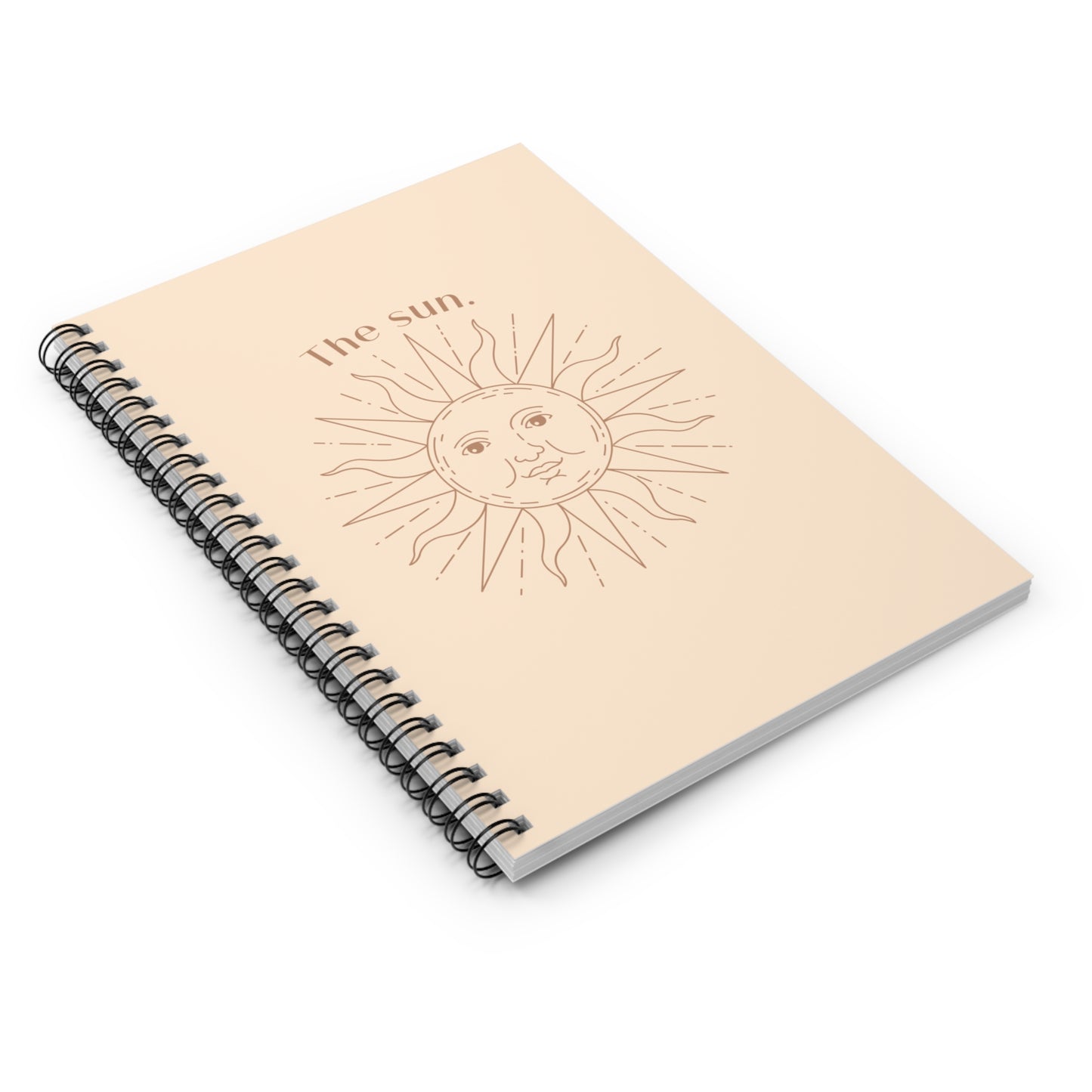 THE SUN SPIRAL NOTEBOOK - RULED LINE