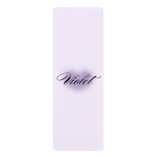 LIGHT VIOLET RUBBER YOGA MAT