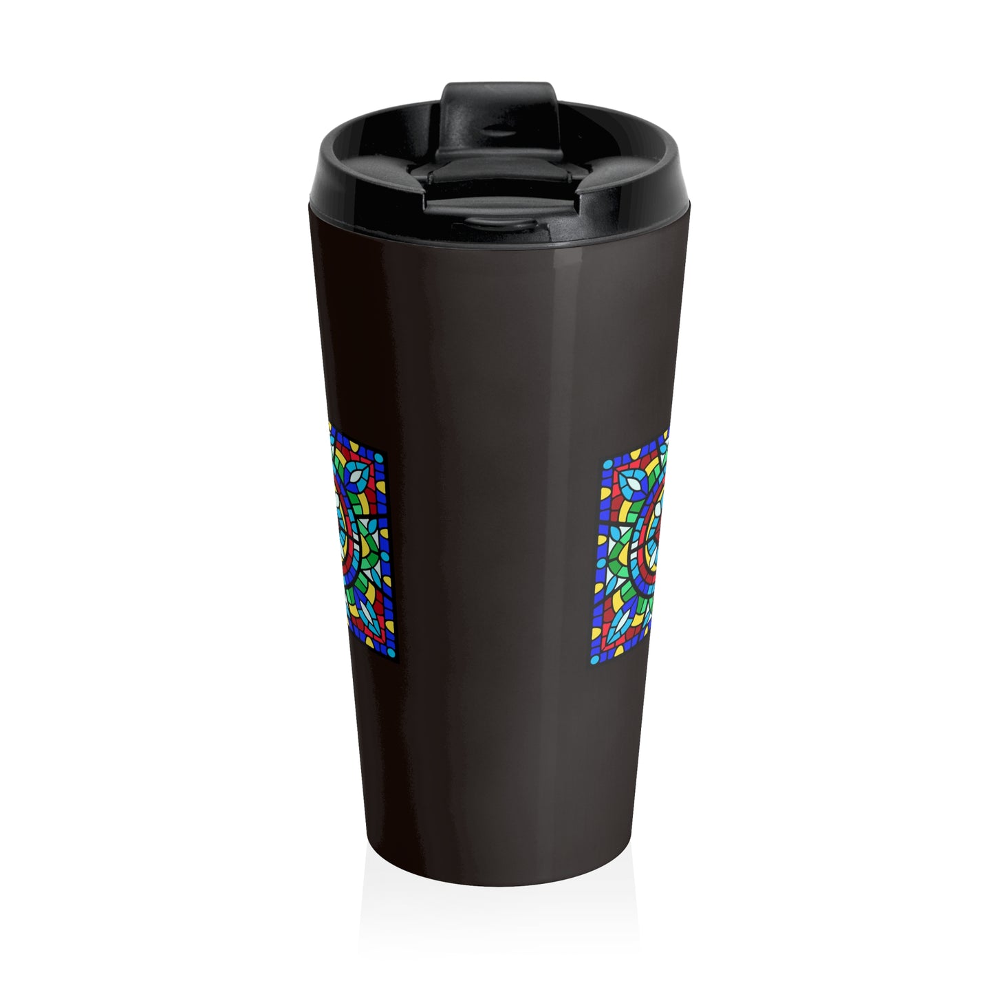 MOSAIC STAINLESS STEEL TRAVEL MUG