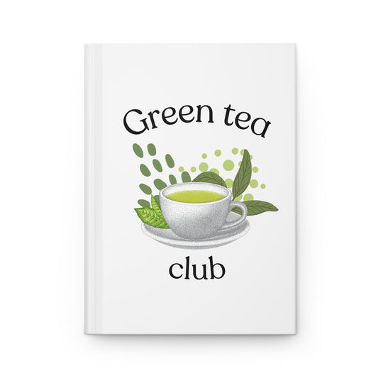 GREEN TEA CLUB MATTE HARDCOVER JOURNAL