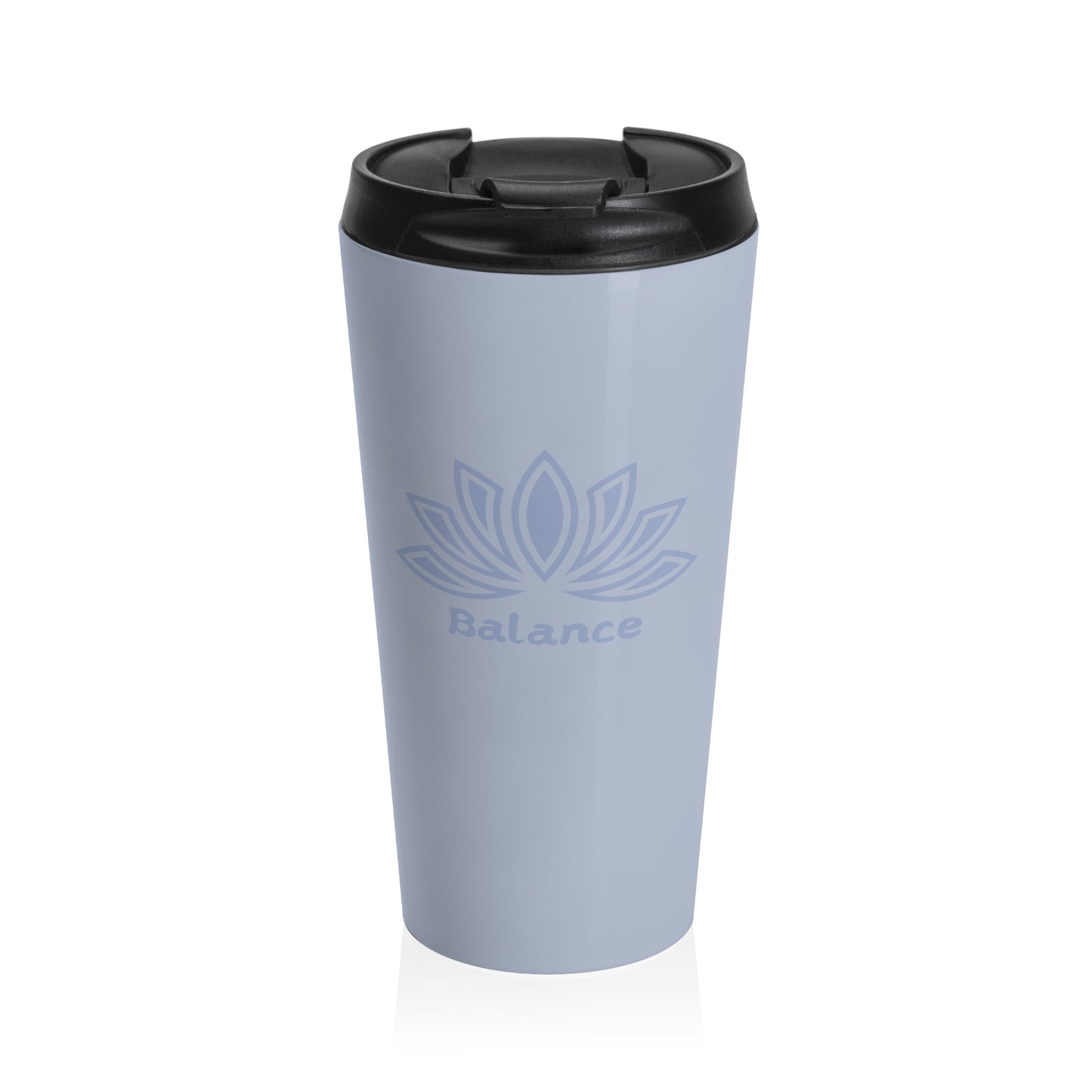 BALANCE (BLUE) STAINLESS STEEL TRAVEL MUG