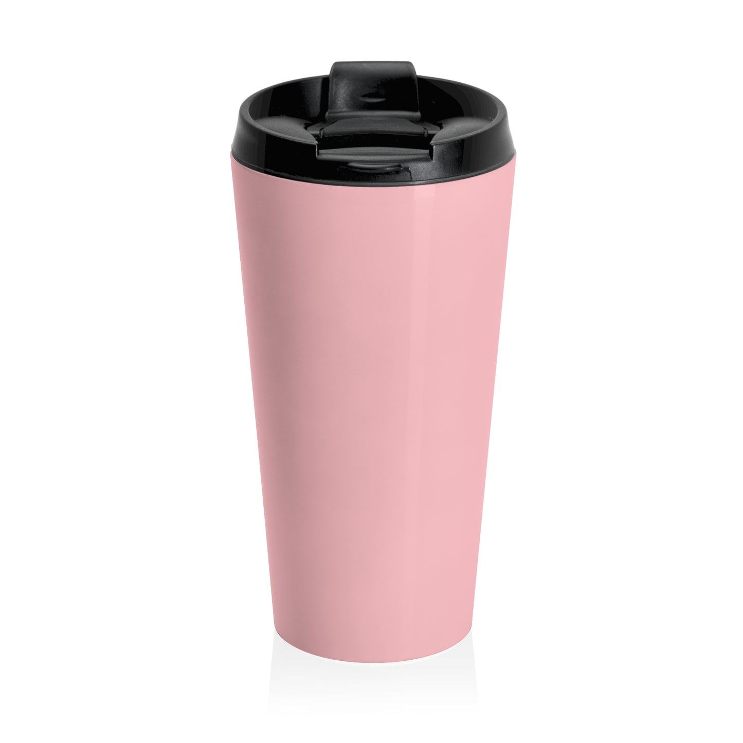 PINK LOTUS STAINLESS STEEL TRAVEL MUG