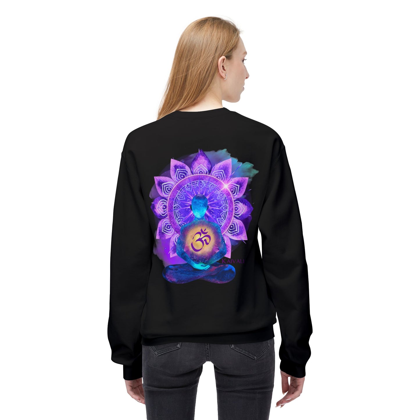 CROWN CHAKRA UNISEX MIDWEIGHT SOFTSTYLE FLEECE CREWNECK SWEATSHIRT