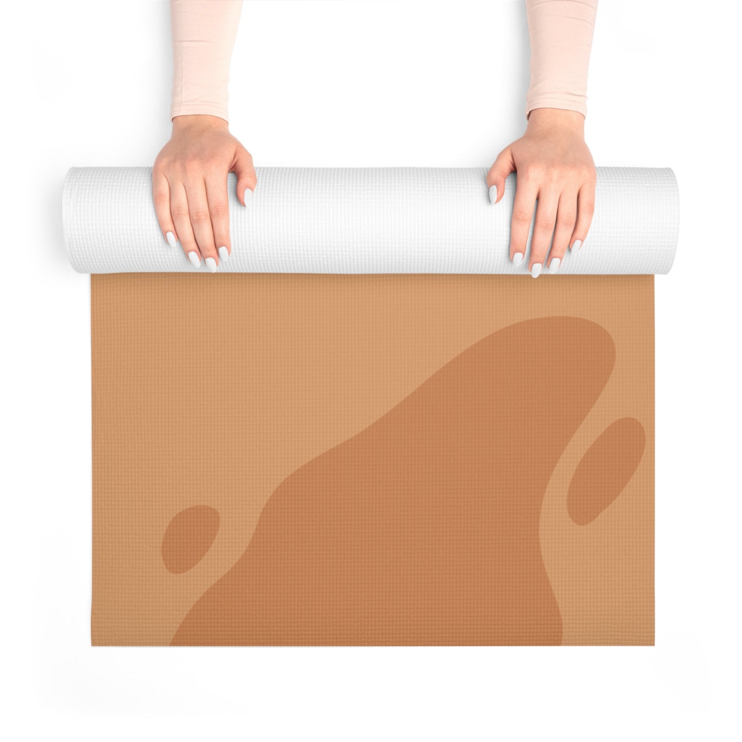 COZY BROWN AESTHETIC FOAM YOGA MAT