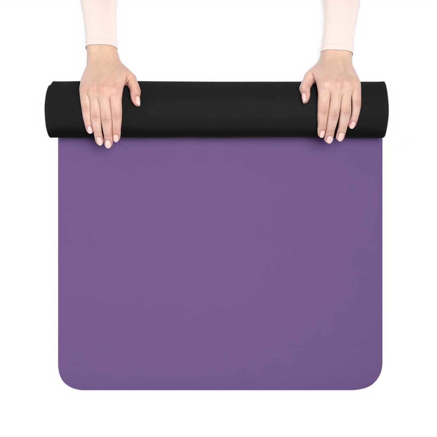 DARK VIOLET RUBBER YOGA MAT