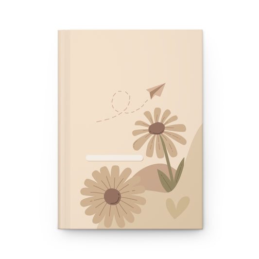 BEIGE AESTHETIC MATTE HARDCOVER JOURNAL