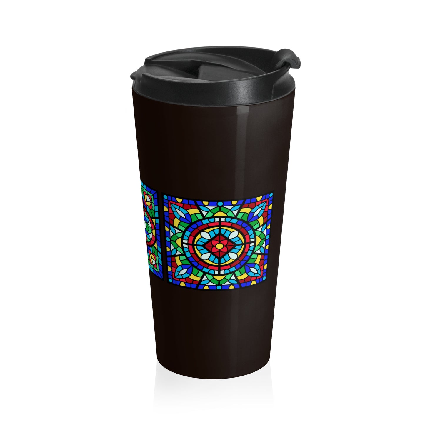 MOSAIC STAINLESS STEEL TRAVEL MUG