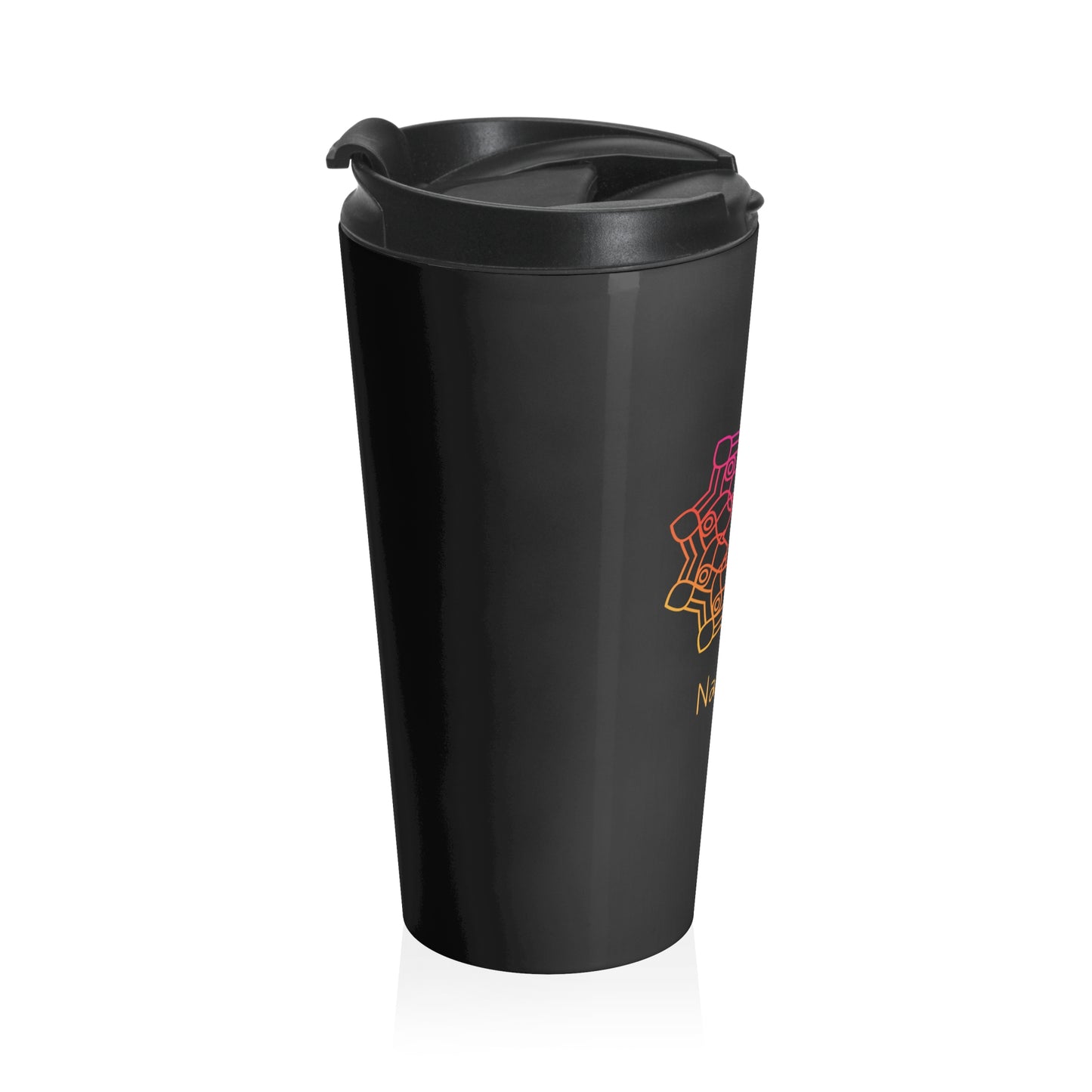 MANDALA STAINLESS STEEL TRAVEL MUG