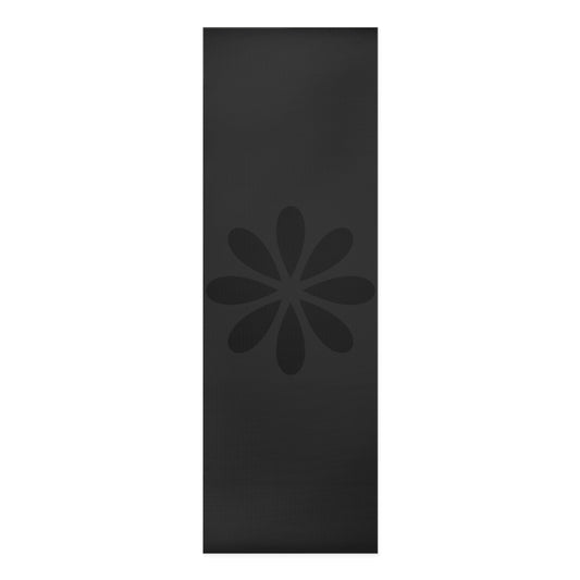 BLACK FLOWER FOAM YOGA MAT