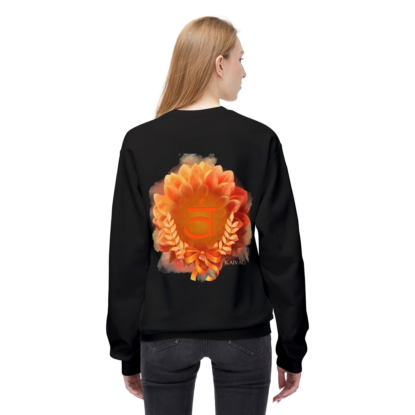 SACRAL CHAKRA UNISEX MIDWEIGHT SOFTSTYLE FLEECE CREWNECK SWEATSHIRT