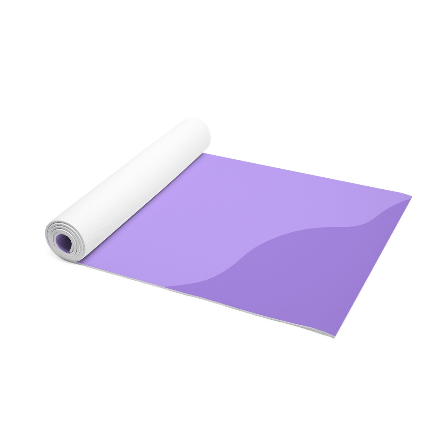 PURPLE WAVY FOAM YOGA MAT