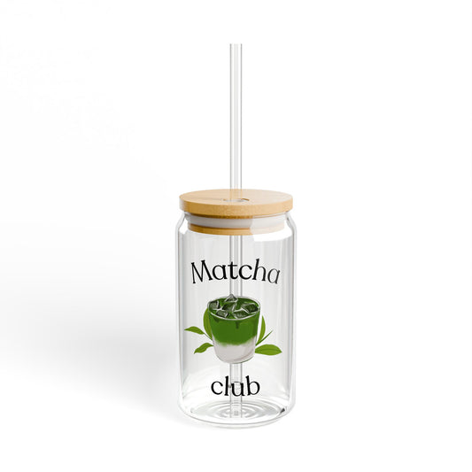 MATCHA CLUB SIPPER GLASSS, 16oz