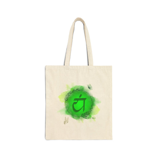 HEART CHAKRA CANVAS TOTE BAG