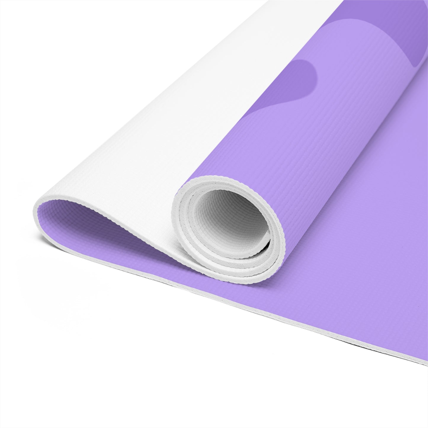 PURPLE FLOWER FOAM YOGA MAT