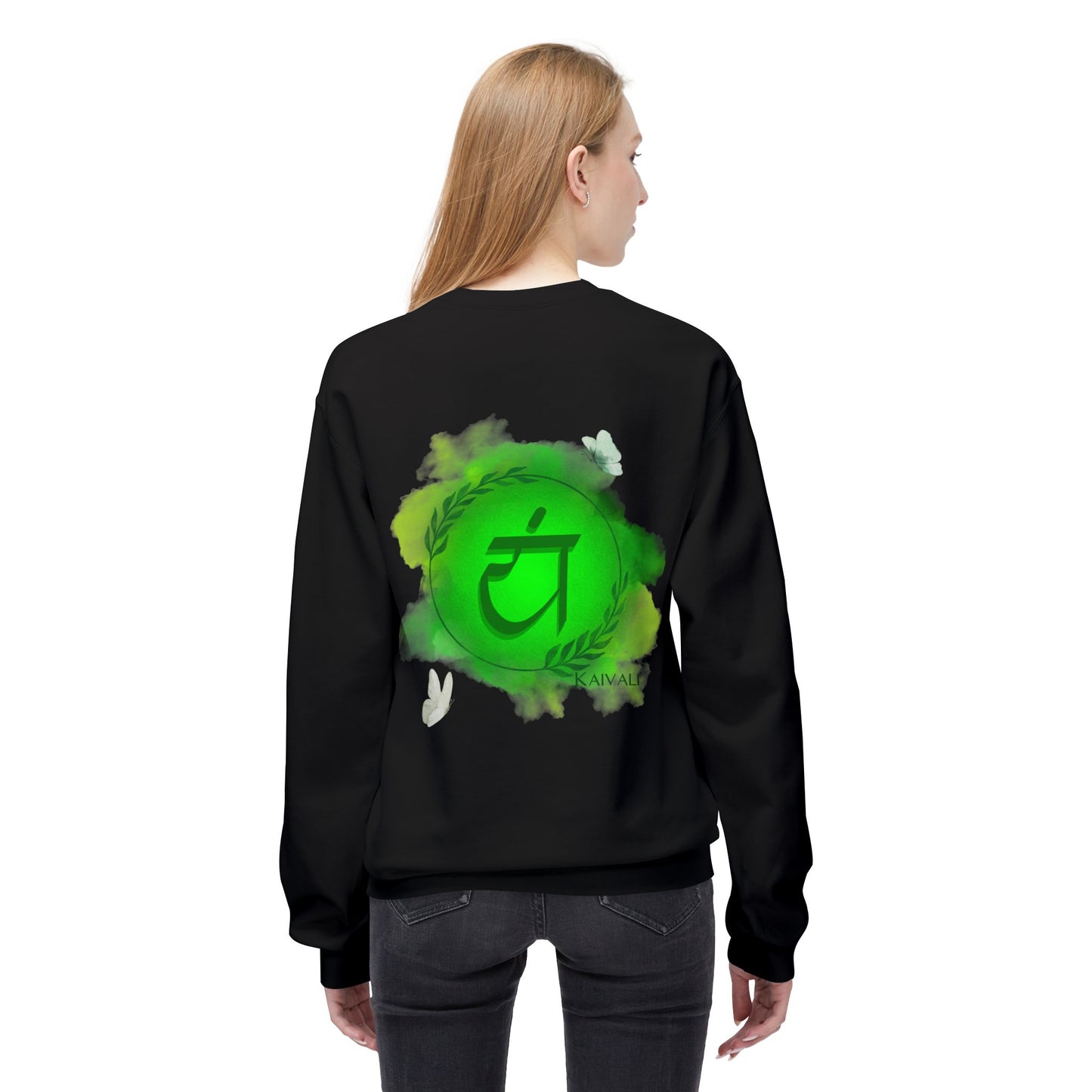 HEART CHAKRA UNISEX MIDWEIGHT SOFTSTYLE FLEECE CREWNECK SWEATSHIRT