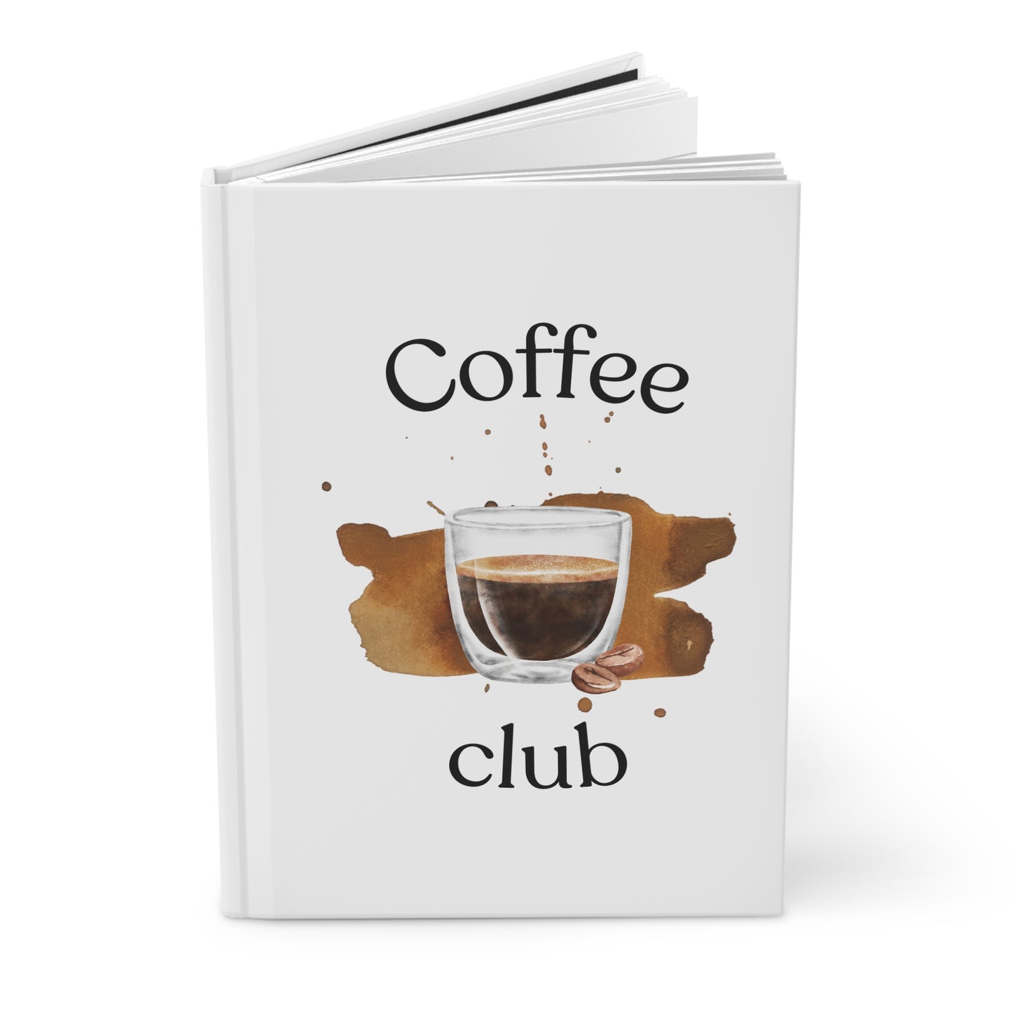 COFFEE CLUB MATTE HARDCOVER JOURNAL