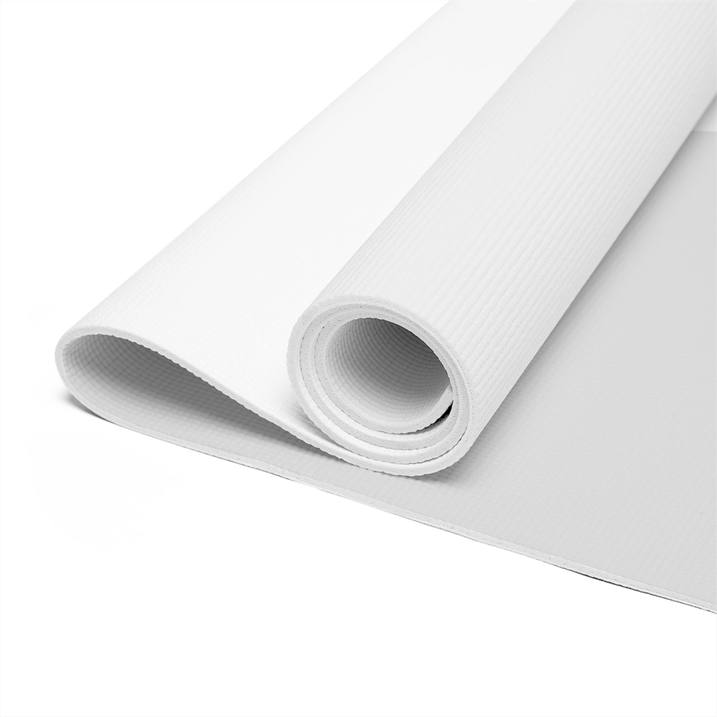 LIGHT GRAY WAVY FOAM YOGA MAT