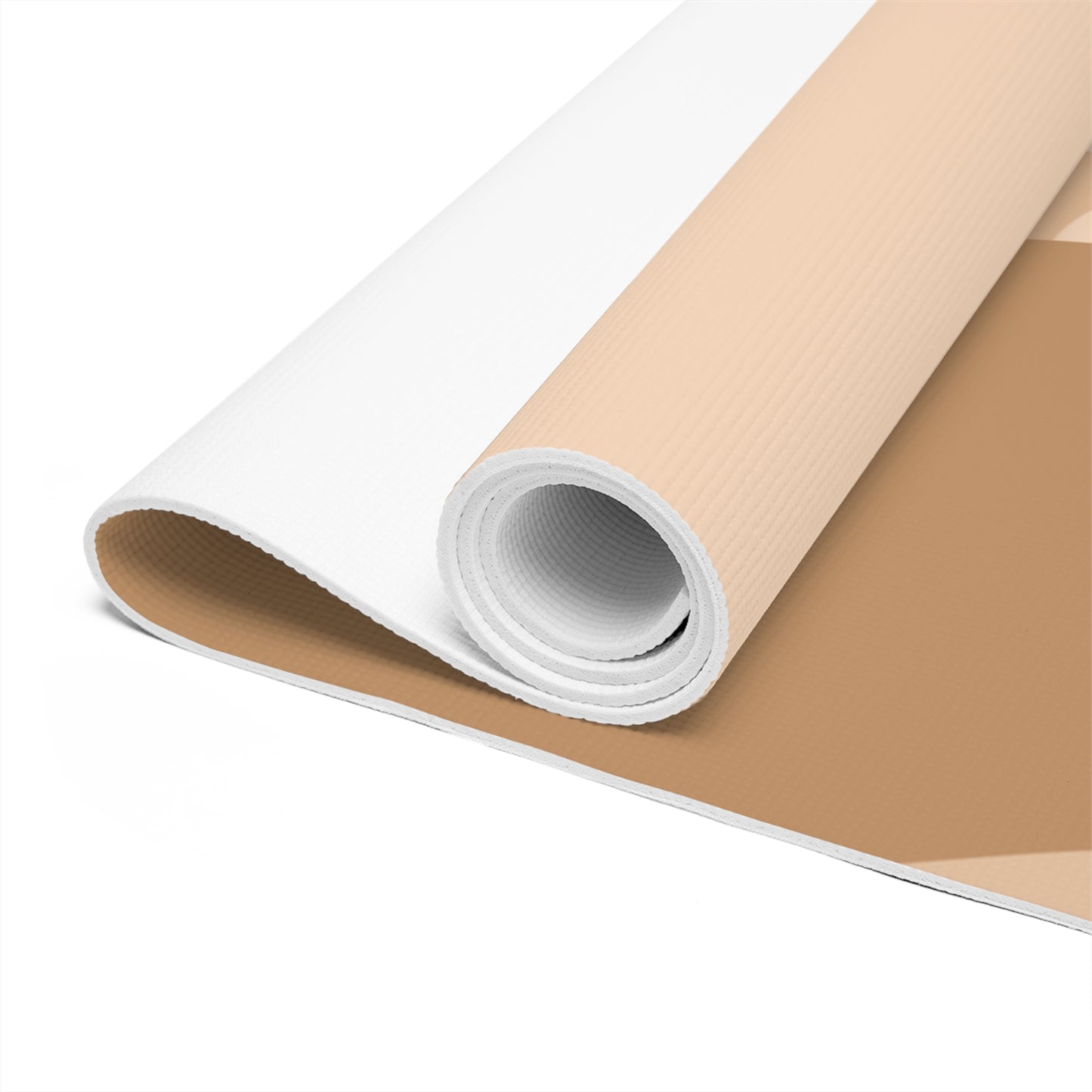 BEIGE & LIGHT BROWN AESTHETIC FOAM YOGA MAT