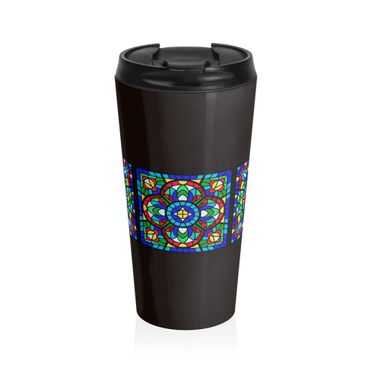 MOSAIC STAINLESS STEEL TRAVEL MUG