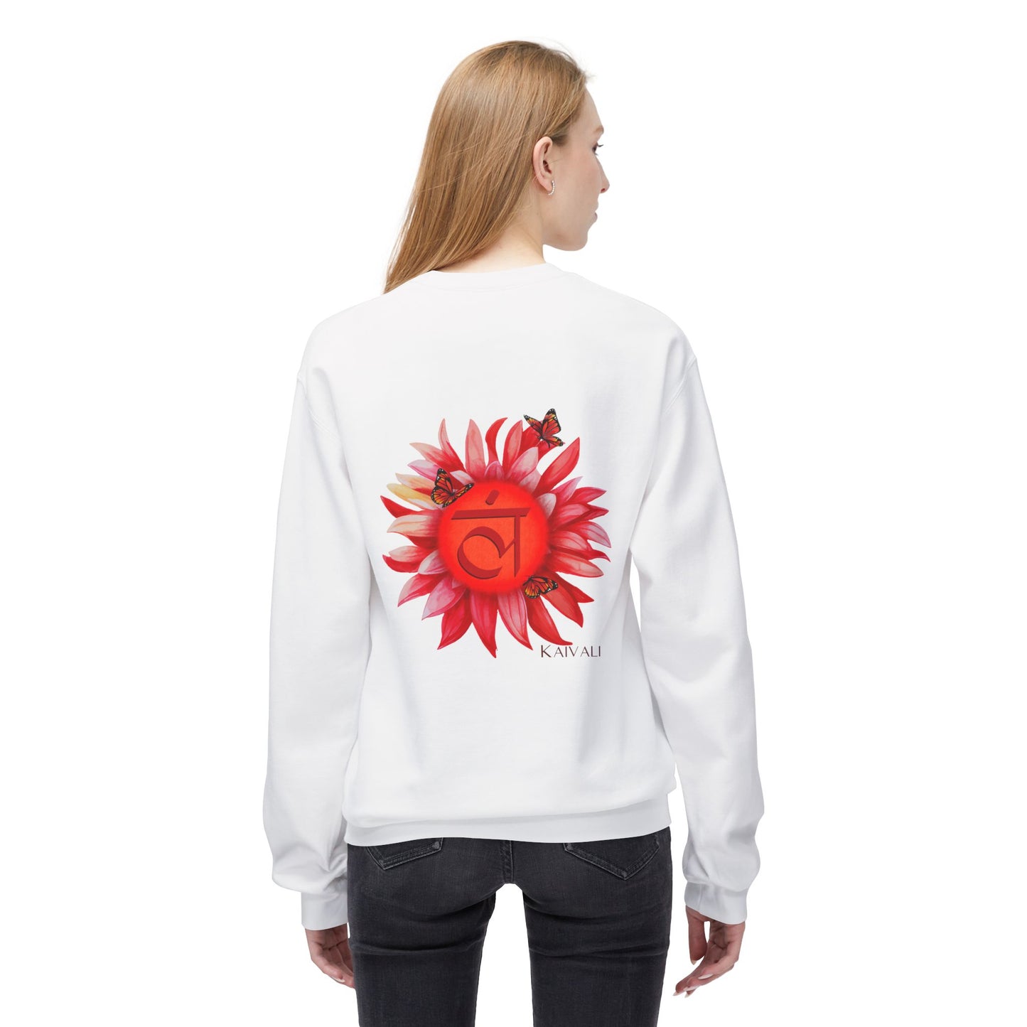 ROOT CHAKRA UNISEX MIDWEIGHT SOFTSTYLE FLEECE CREWNECK SWEATSHIRT