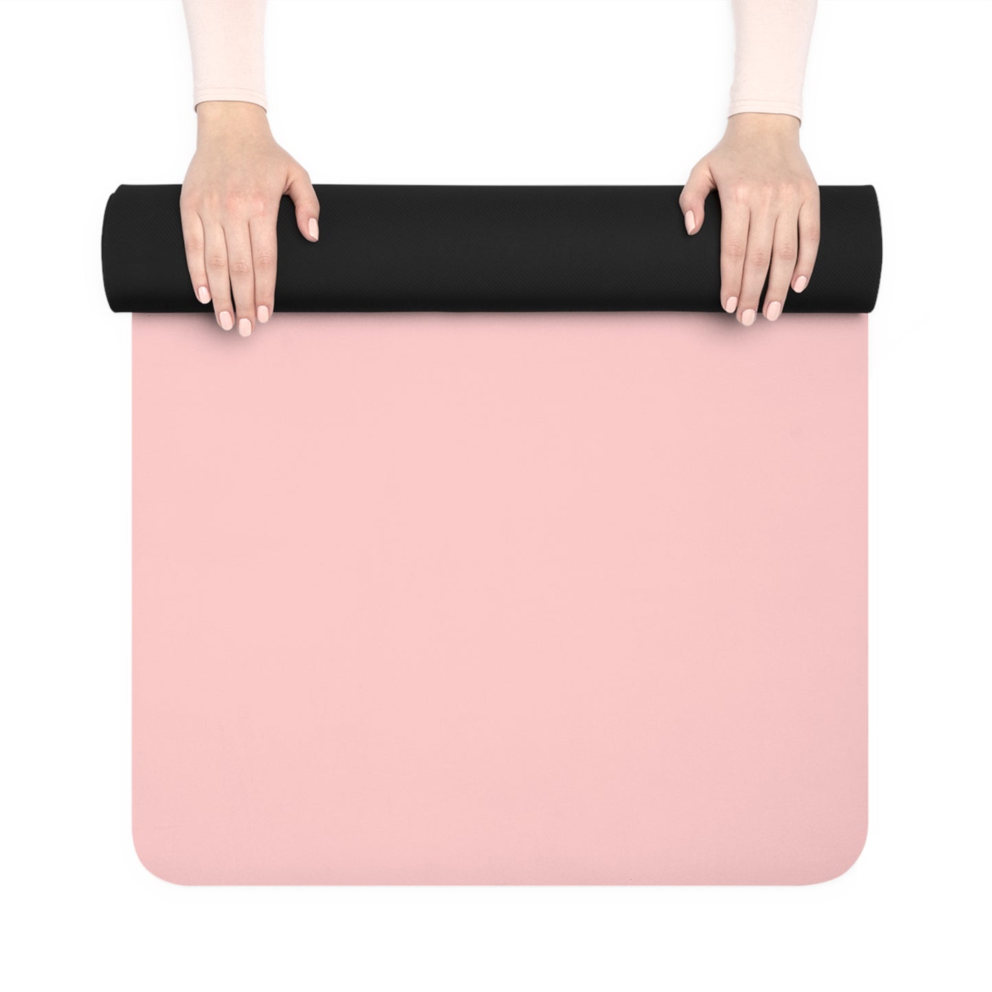 LIGHT PINK LOVE RUBBER YOGA MAT