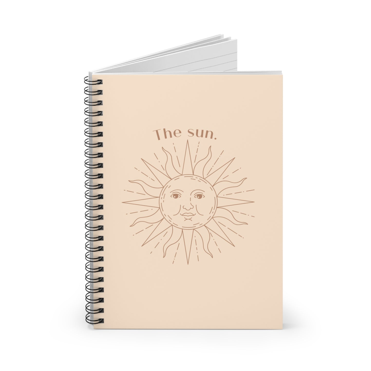 THE SUN SPIRAL NOTEBOOK - RULED LINE