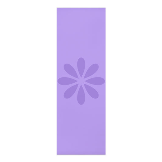 PURPLE FLOWER FOAM YOGA MAT